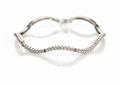 Bracciale Tennis in Oro e Brillanti