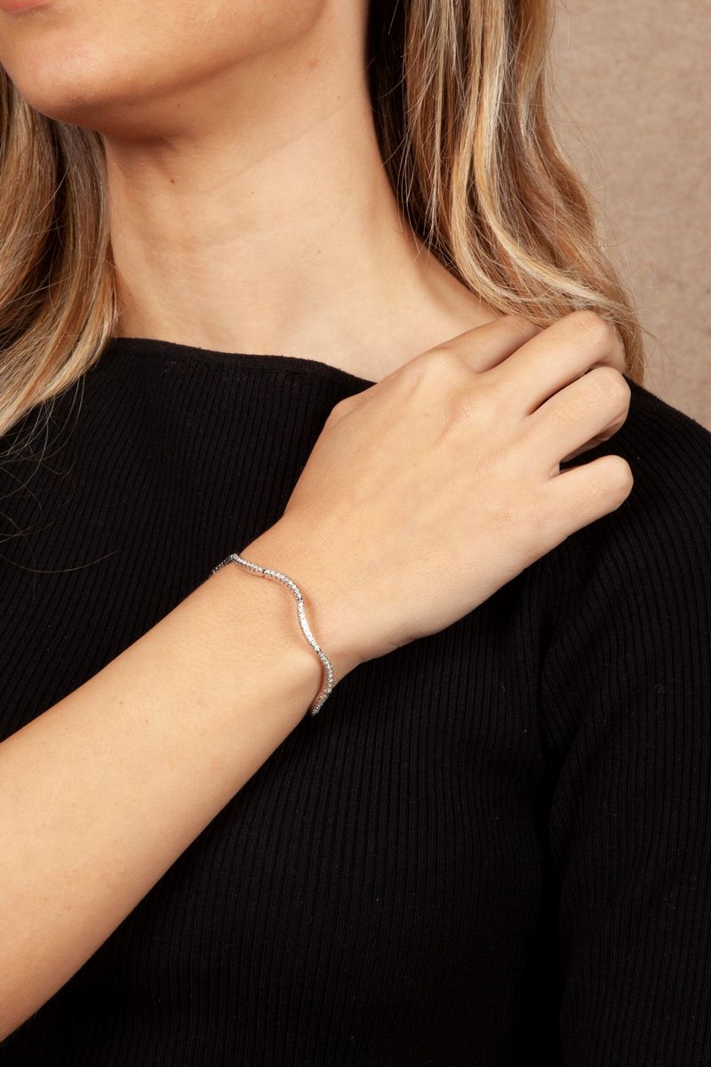 Bracciale Tennis in Oro e Brillanti