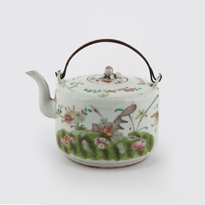 Teiera in Porcellana, Cina, Dinastia Qing