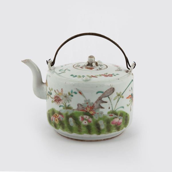 Teiera in porcellana, Cina, dinastia Qing