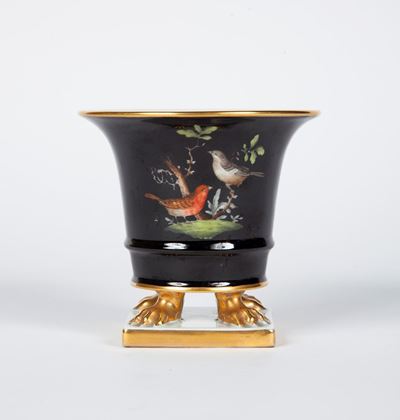 Cache-pot in Porcellana, Ungheria, Manifattura di Herend, Decoro Rothschild