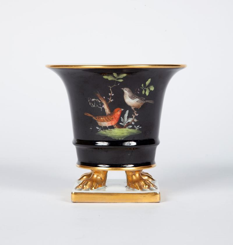 Cache-pot in Porcellana, Ungheria, Manifattura di Herend, Decoro Rothschild