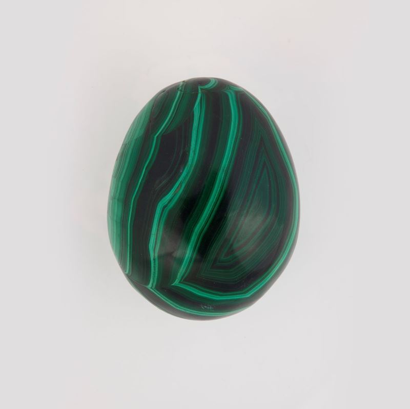 Grande Uovo in Malachite