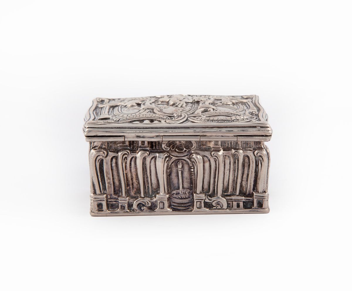Tabacchiera Rettangolare in Argento 800, Germania