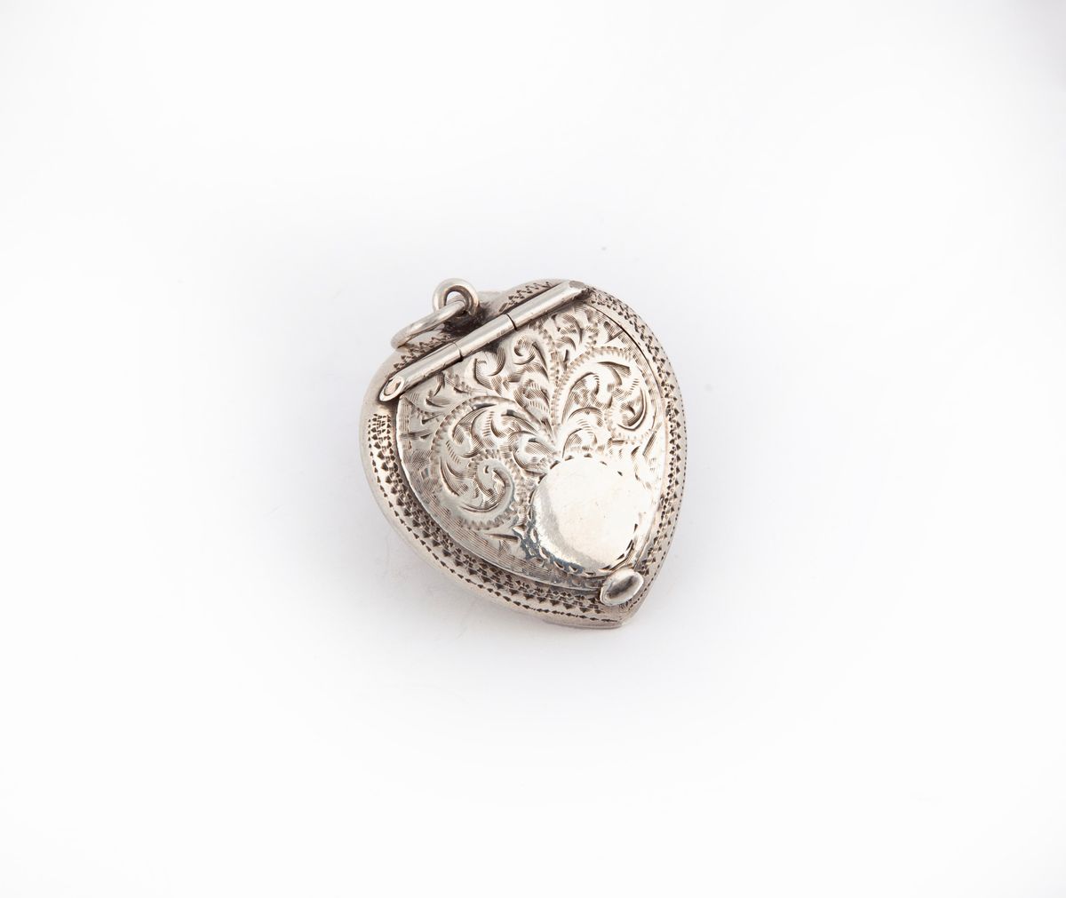 Pendente Porta nei in Argento a Forma di Cuore, Birmingham 1925