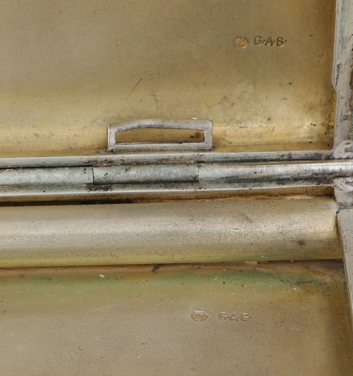 Portasigarette in Argento con Portafiammiferi, Fine del XIX/inizi del XX Secolo