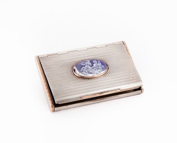 Portasigarette in argento 900, Vienna 1872 - 1922, argentiere K.S.T