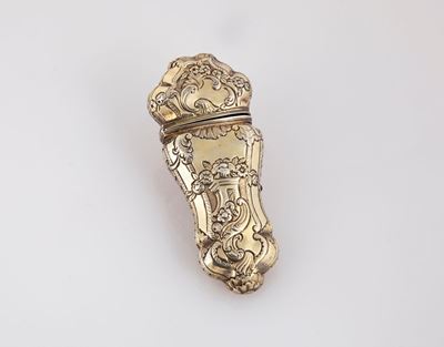 Contenitore in Argento Dorato, Fine del XVIII Secolo