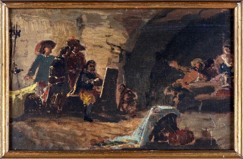 Teofilo Patini - Lo Studio di Salvator Rosa