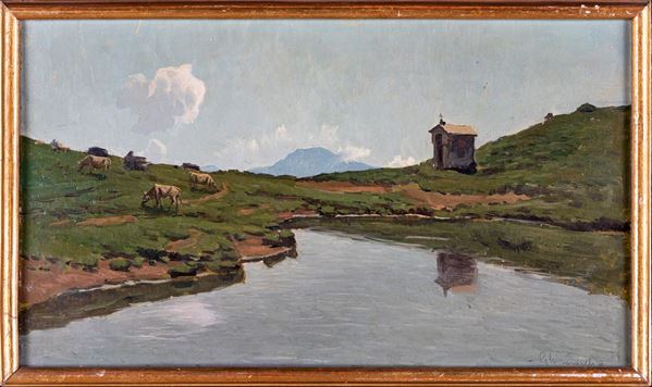 Vincenzo Ghirardelli - Paesaggio alpino