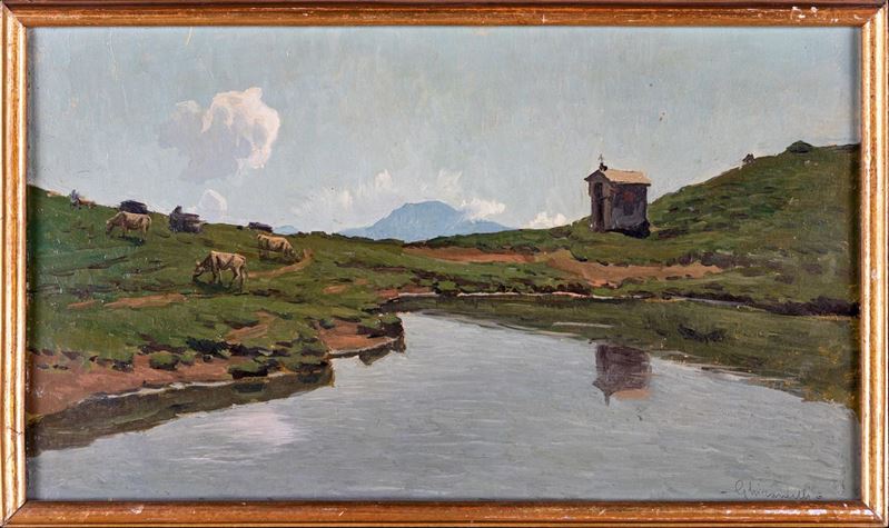 Vincenzo Ghirardelli - Paesaggio Alpino