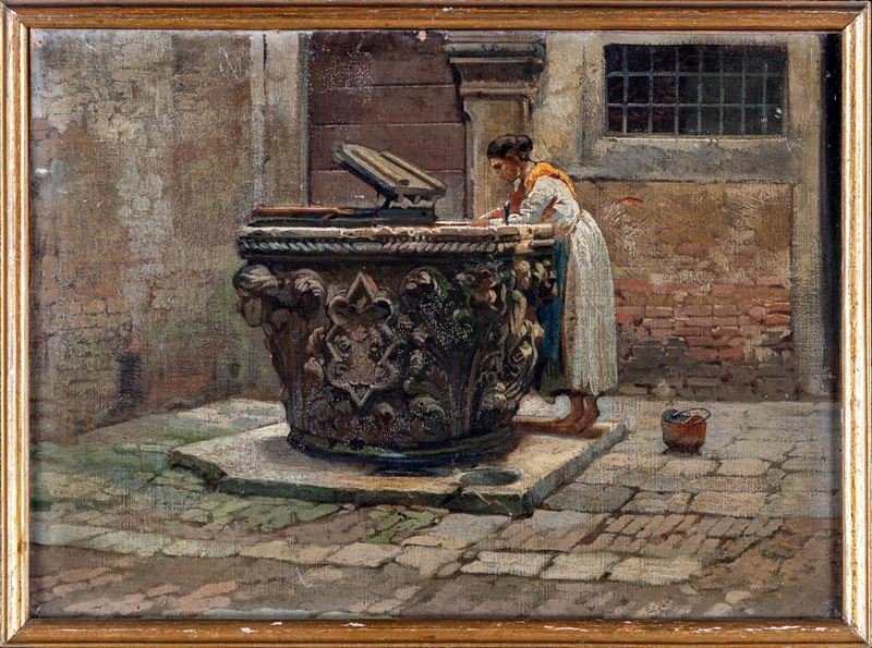 Enrico Gamba - Donna al Pozzo