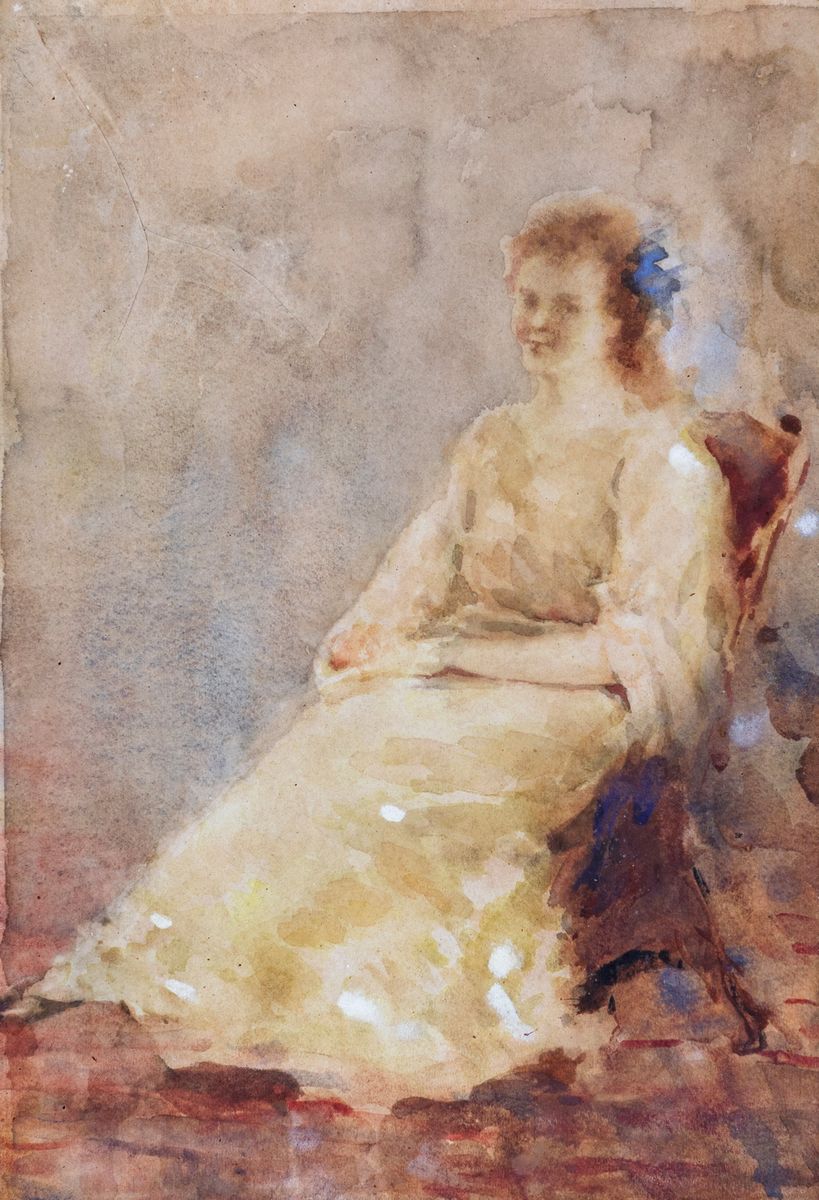 Daniele Ranzoni - Ritratto di Signora