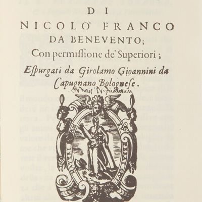 Ristampa Anastatica Dell'edizione Salicato Venezia 1590: Nicolò Franco da Benevento. Dialoghi Pia...