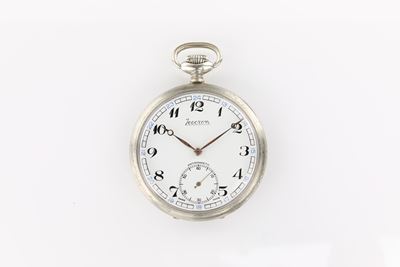 Zeocron. Orologio da Tasca Remontoir da Ferroviere in Metallo delle Ferrovie Turche