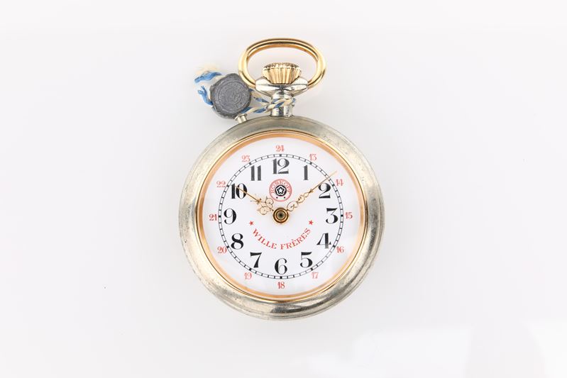 Roskopf Wille Freres - Orologio da Tasca Remontoir da Uomo in Metallo