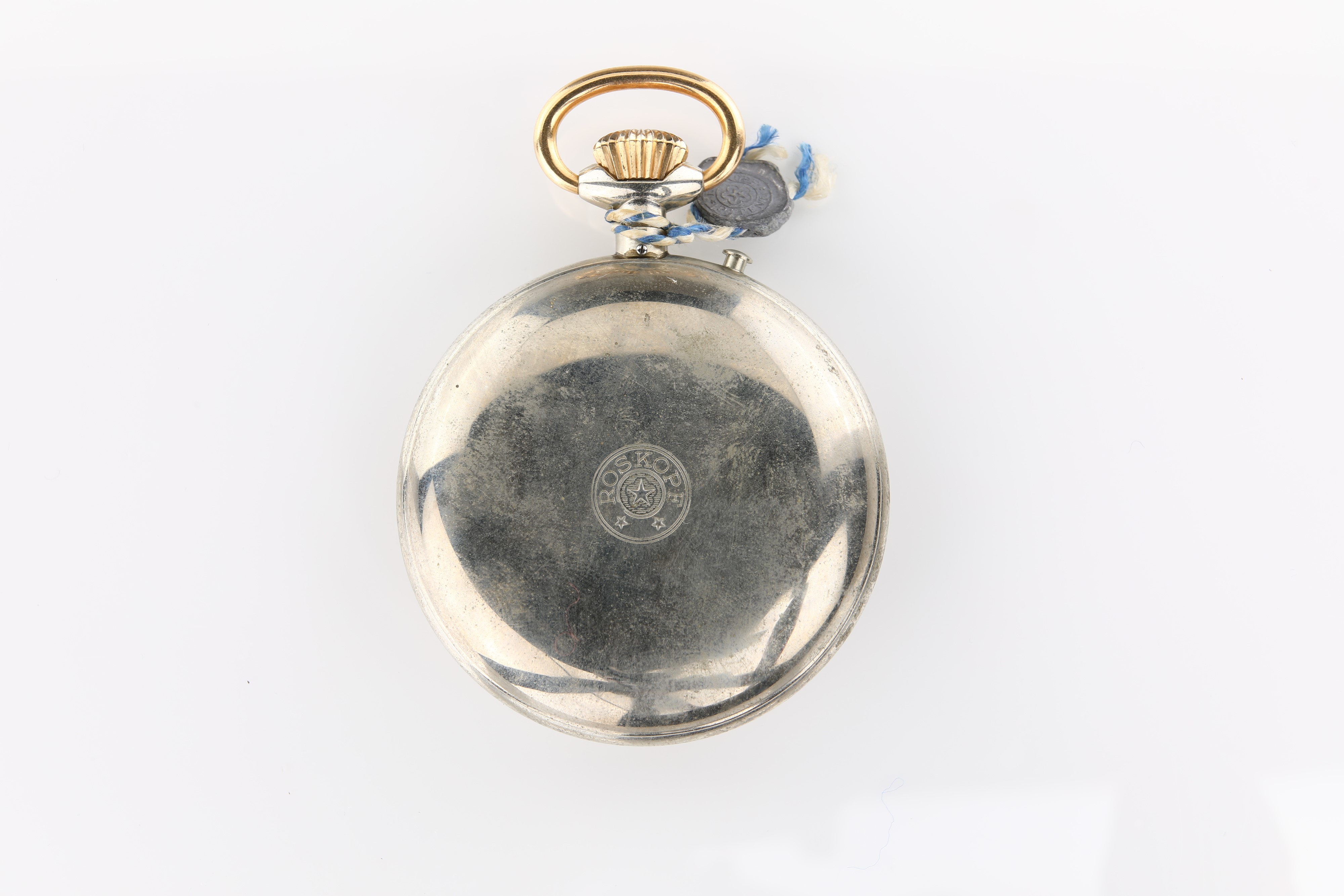 Roskopf Wille Freres - Orologio da Tasca Remontoir da Uomo in Metallo