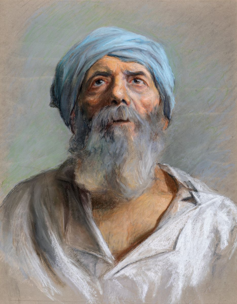 Stefano Ussi - Arabo in Preghiera