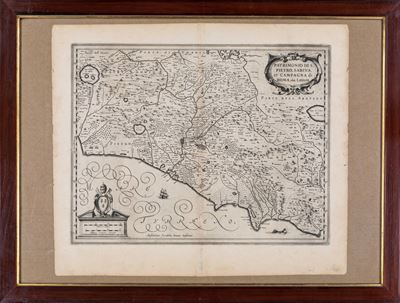 Johannes Janssonius - Patrimonio di S. Pietro Sabina, Et Campagna di Roma, Olim Latium