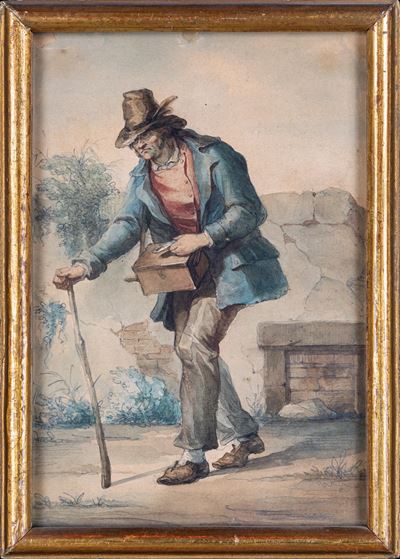 Mendicante con Carillon