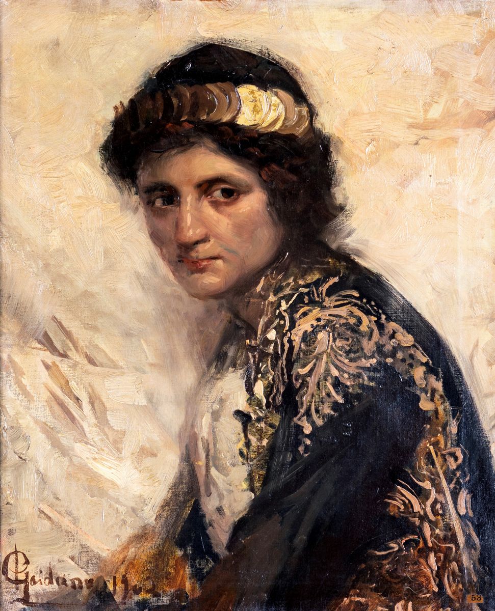 Paolo Gaidano - Zingara (ritratto Giovanile della Contessa Amalia Capello di Torino)