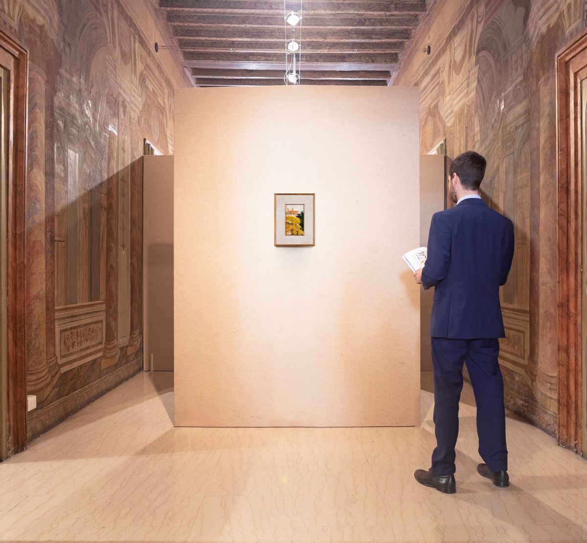 Anonimo del XX Secolo - Veduta di Villa Medici