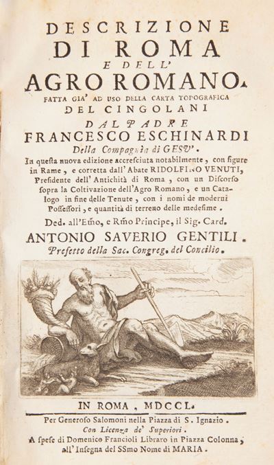 Francesco Eschinardi - Descrizione di Roma e Dell'agro Romano. Fatta Già Ad Uso della Carta Topog...