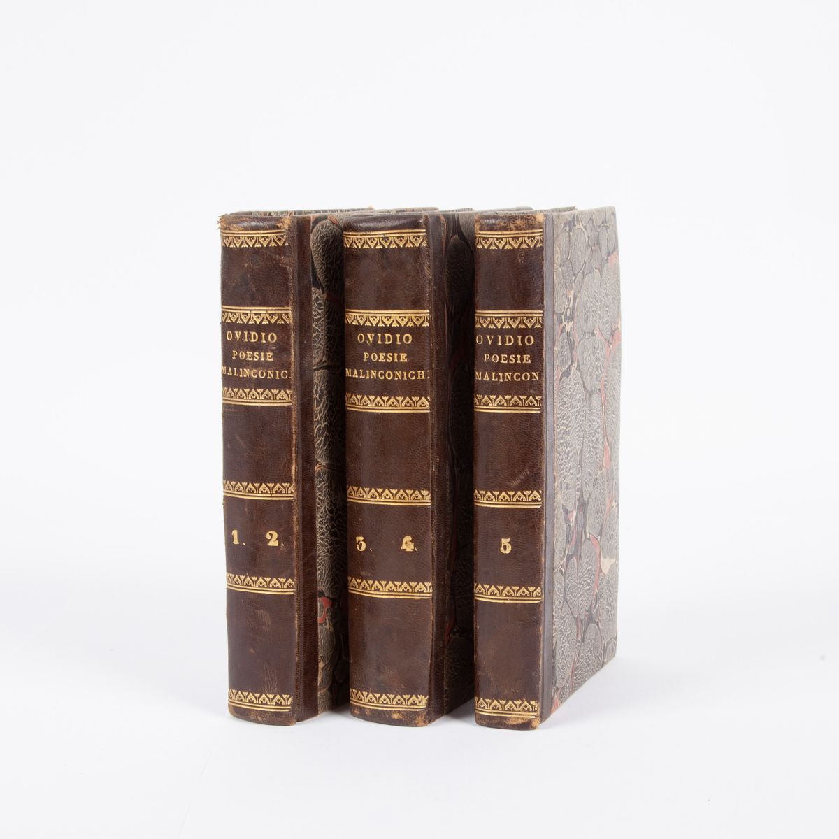 Publio Ovidio Nasone. Poesie Malinconiche. Libri Cinque Commentati da Bernardo Clodio.