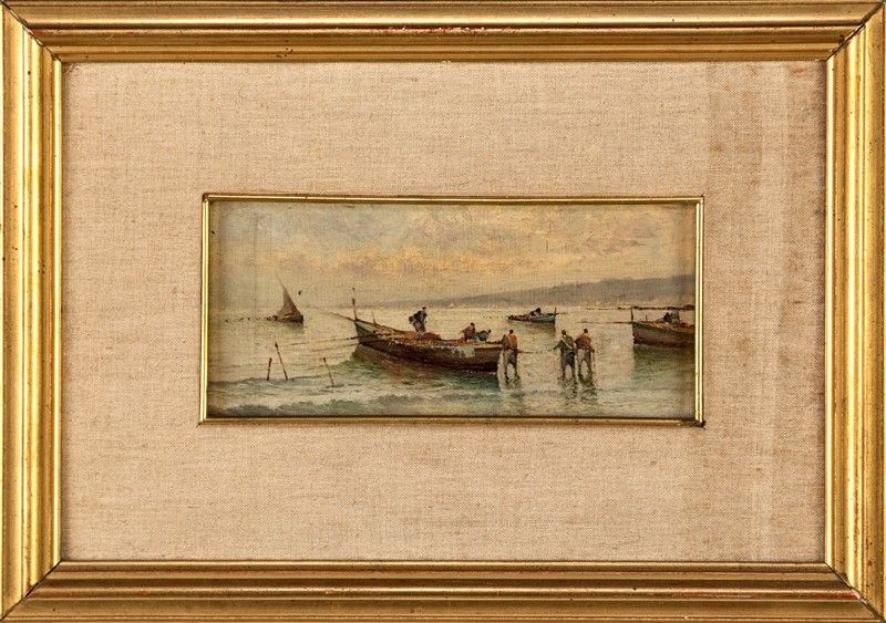 Raimondo Scoppa - Veduta di Napoli e Veduta di Capri