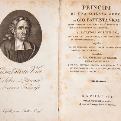 Giovan Battista Vico - Principj di una Scienza Nuova