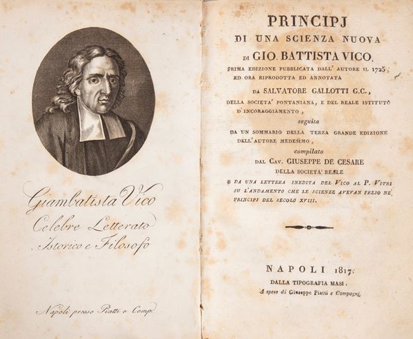 Giovan Battista Vico - Principj di una scienza nuova
