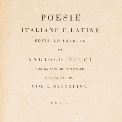 2 Opere - Satire di Angiolo D'elci. Seconda Edizione Corretta Dall'autore - Epigrammi ed Altre Po...