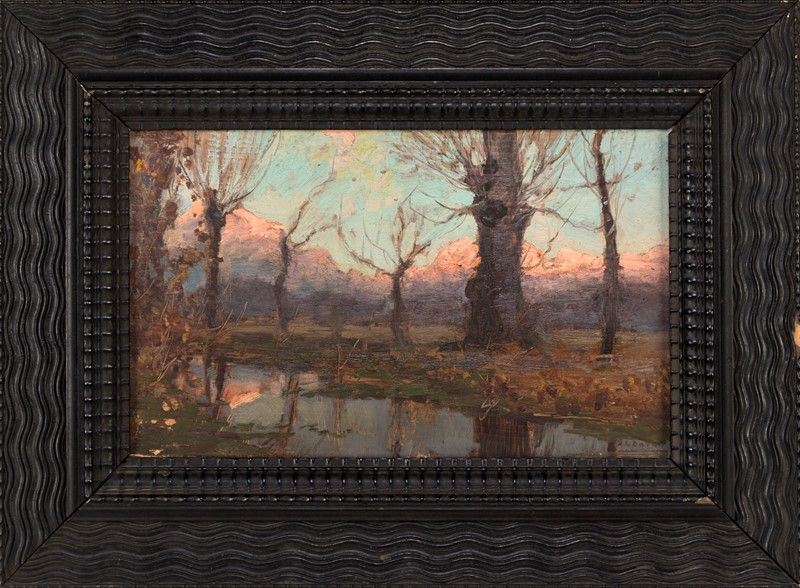 Camillo Bortoluzzi - Il Tramonto sui Monti