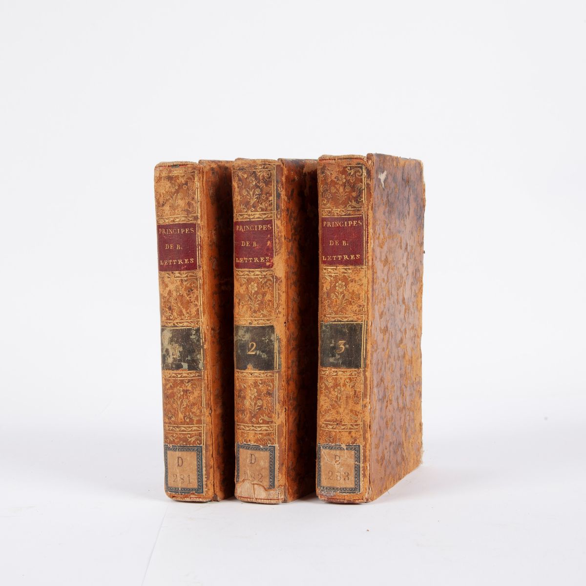 Louis Domairon - Principes Generaux Des Belles Lettres. Volumi I-II-III