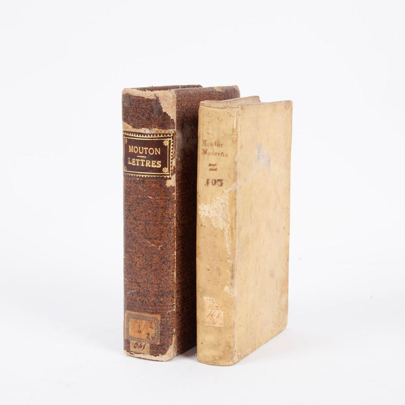 Due Volumi in Lingua Francese del XVIII Secolo: L'elite Des Plus Belles Lettres De Messieurs De L...