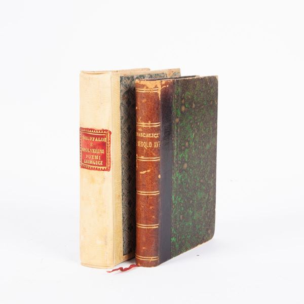  L. Alamanni, G. Ruccellai, L. Tansillo, B. Baldi - Didascalici del secolo XVI; Girolamo Baruffaldi e Gian Battista Spolverini - Poemi Georgici del secolo XVIII.