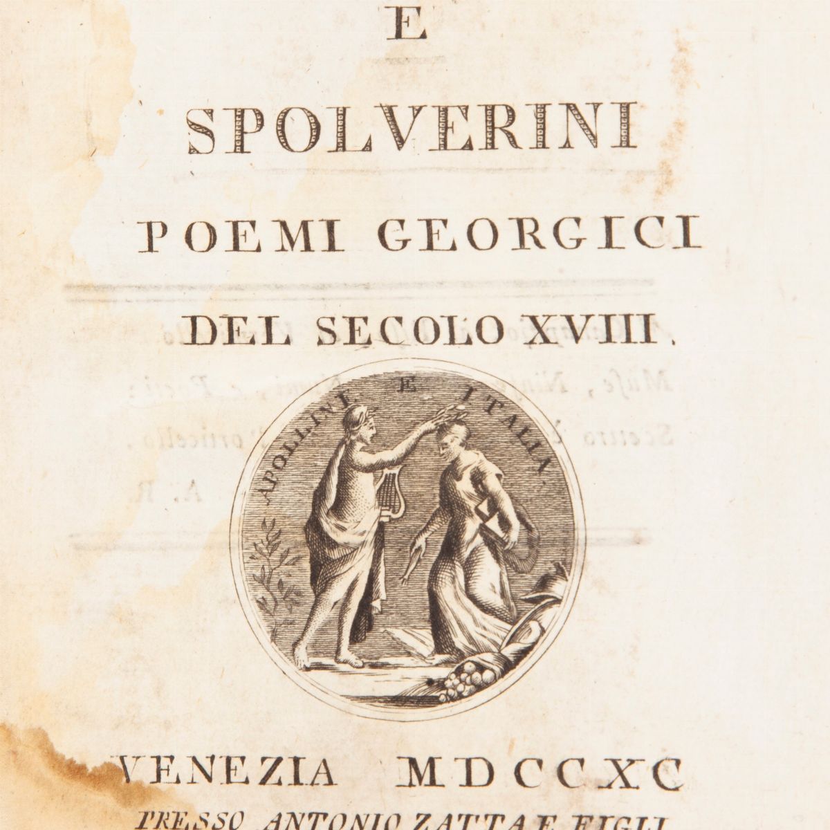 L. Alamanni, G. Ruccellai, L. Tansillo, B. Baldi - Didascalici del Secolo XVI; Girolamo Baruffald...