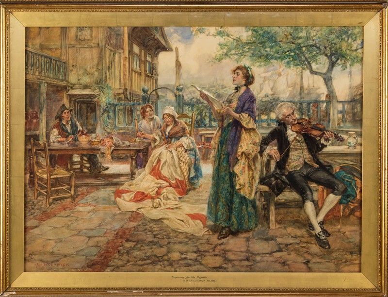 Arthur David Mccormick - Preparing For The Regatta