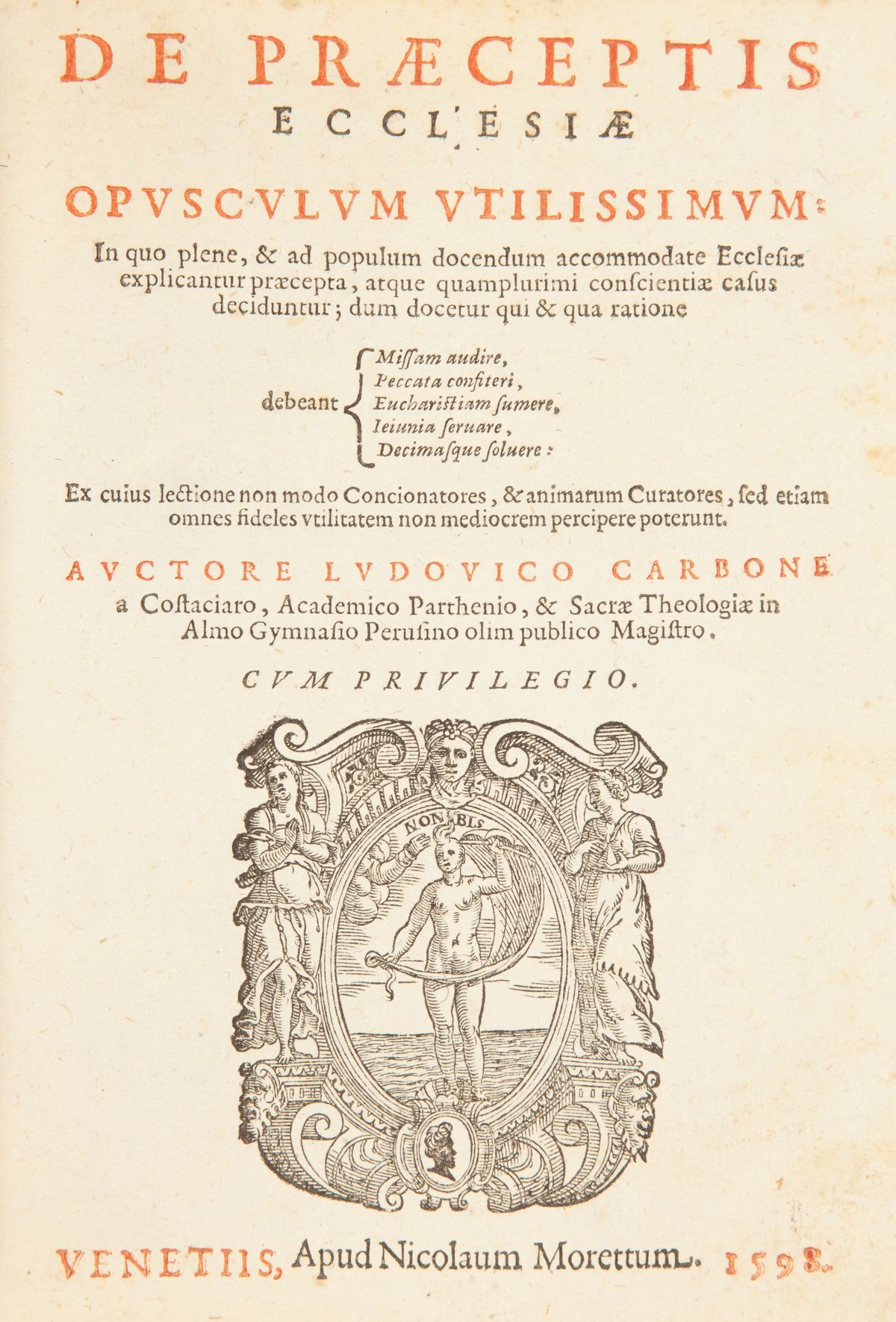 Martino Alfonso Vivaldo - Candelabrum aureum Pars Prima - Pars Secunda