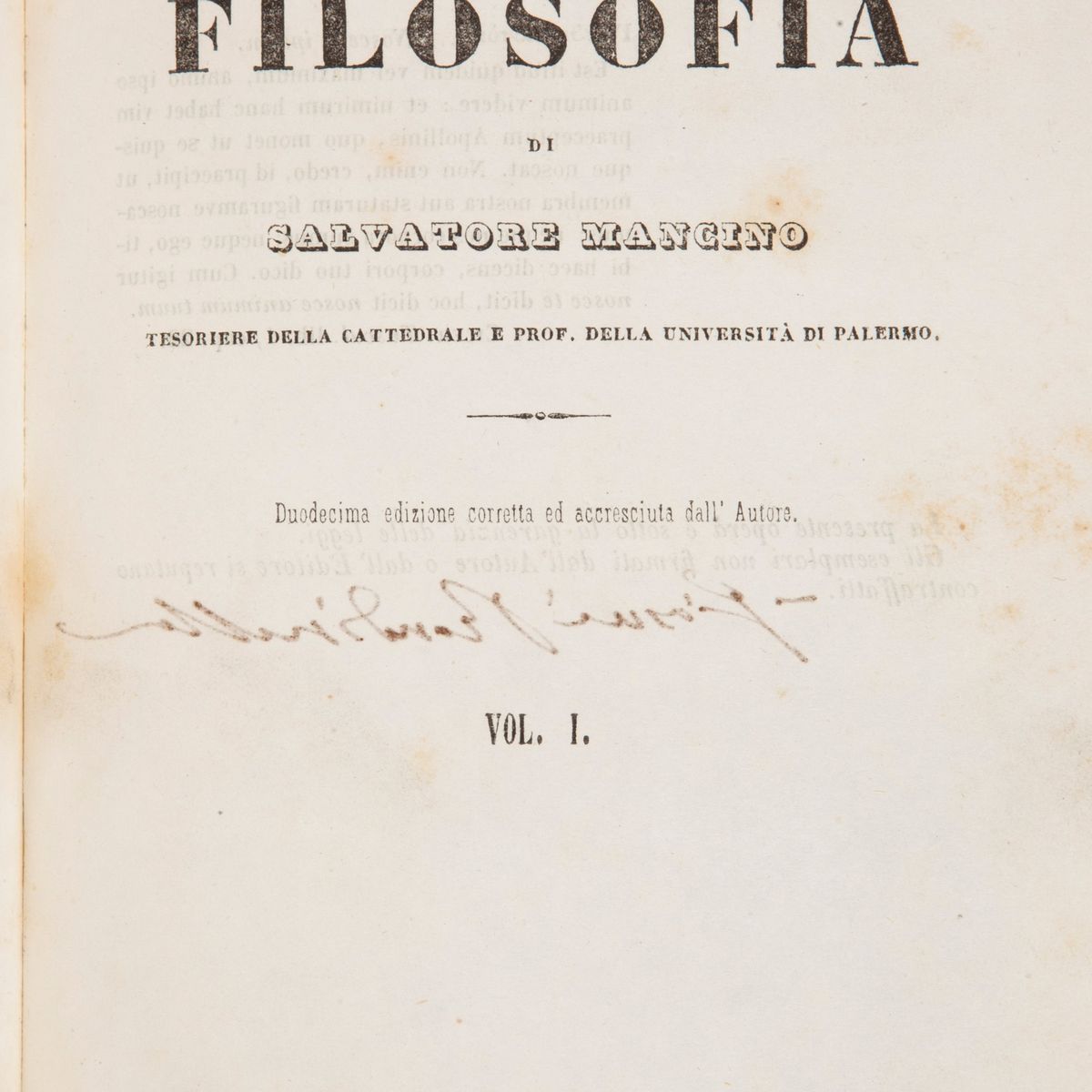 5 Libri di Filosofia: Vincenzo Gioberti - della Filosofia della Rivelazione, Napoli/torino 1861; ...