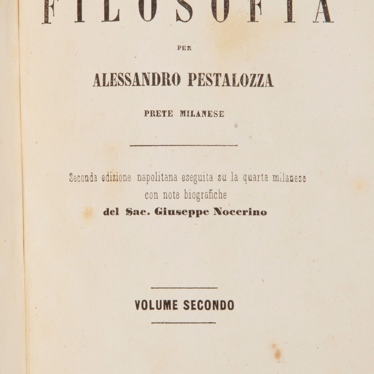 5 Libri di Filosofia: Vincenzo Gioberti - della Filosofia della Rivelazione, Napoli/torino 1861; ...