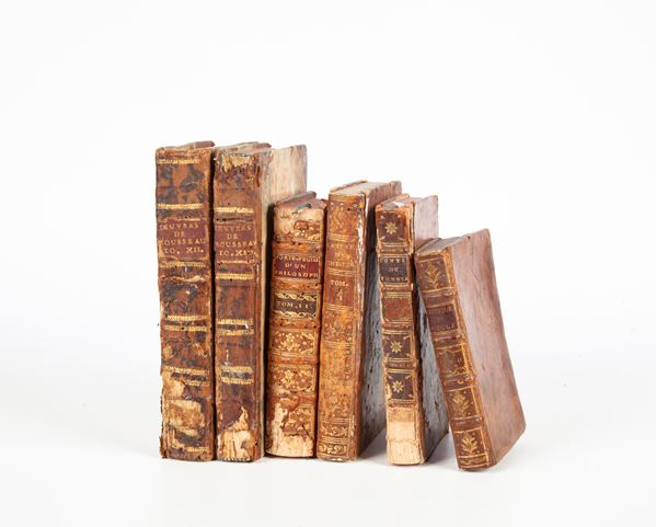 Sei libri francesi scompleti del XVII secolo