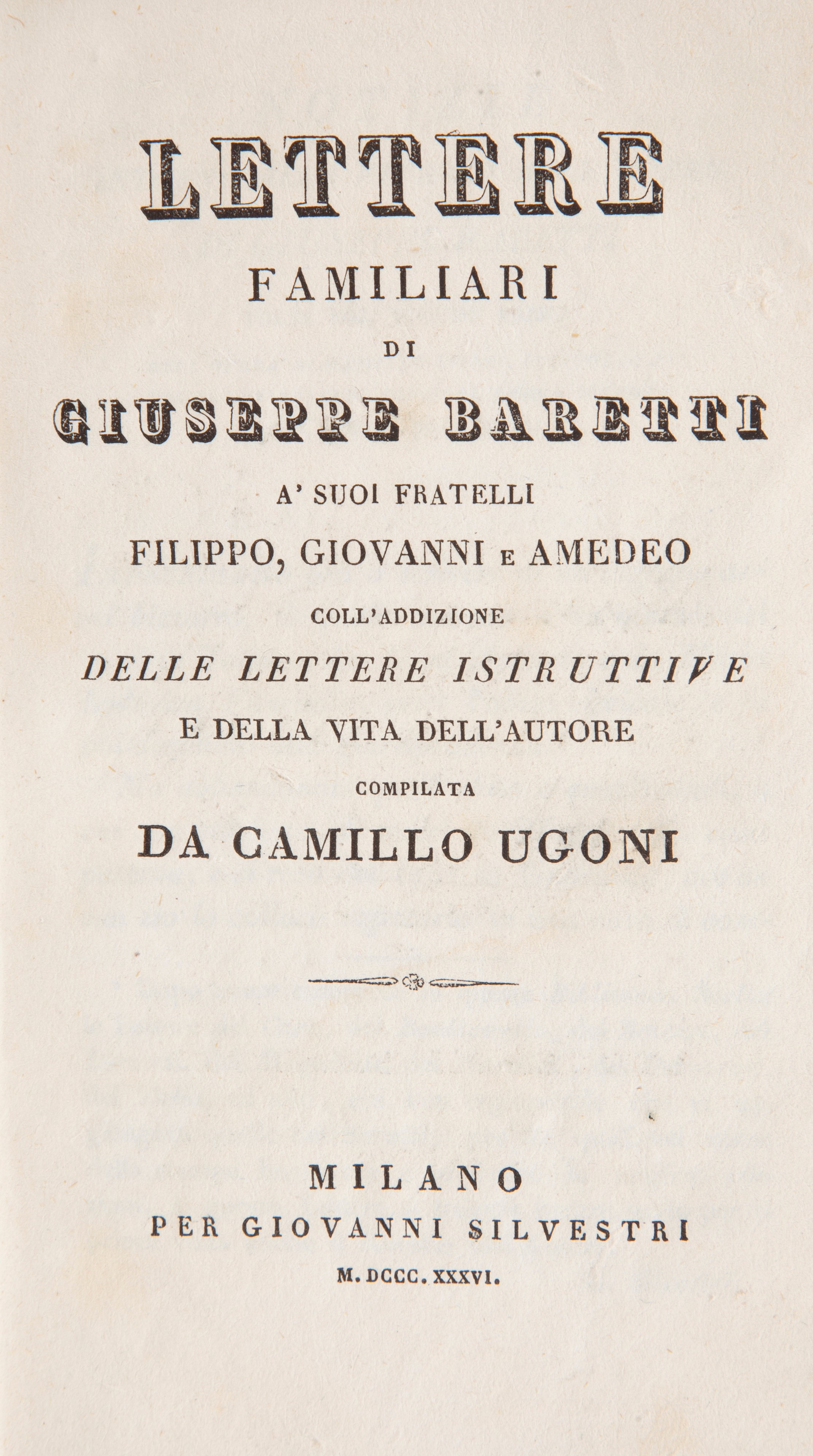 Otto Volumi Completi Stampati in Italia