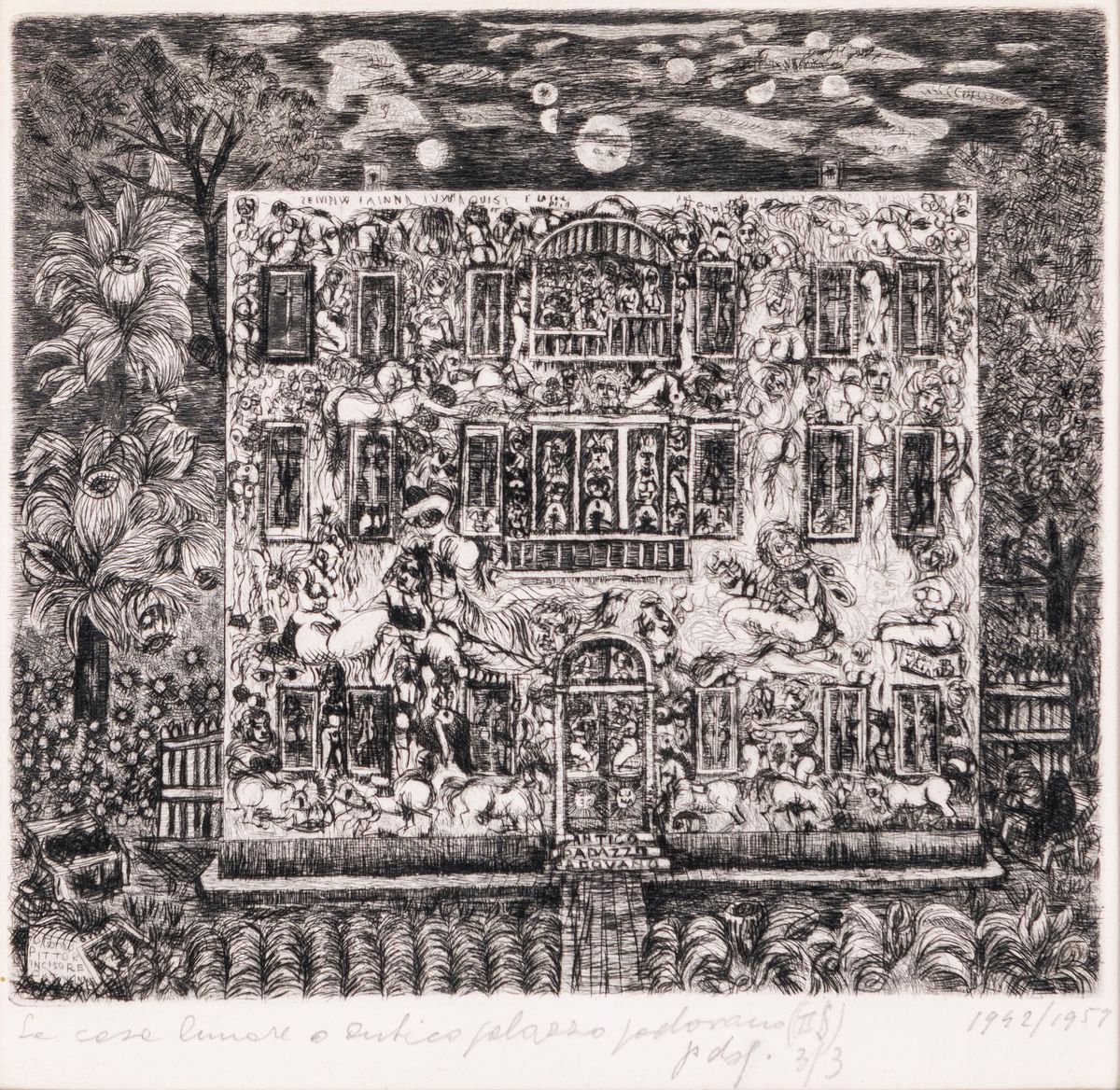 Tono Zancanaro - La Casa Lunare o Antico Palazzo Padovano