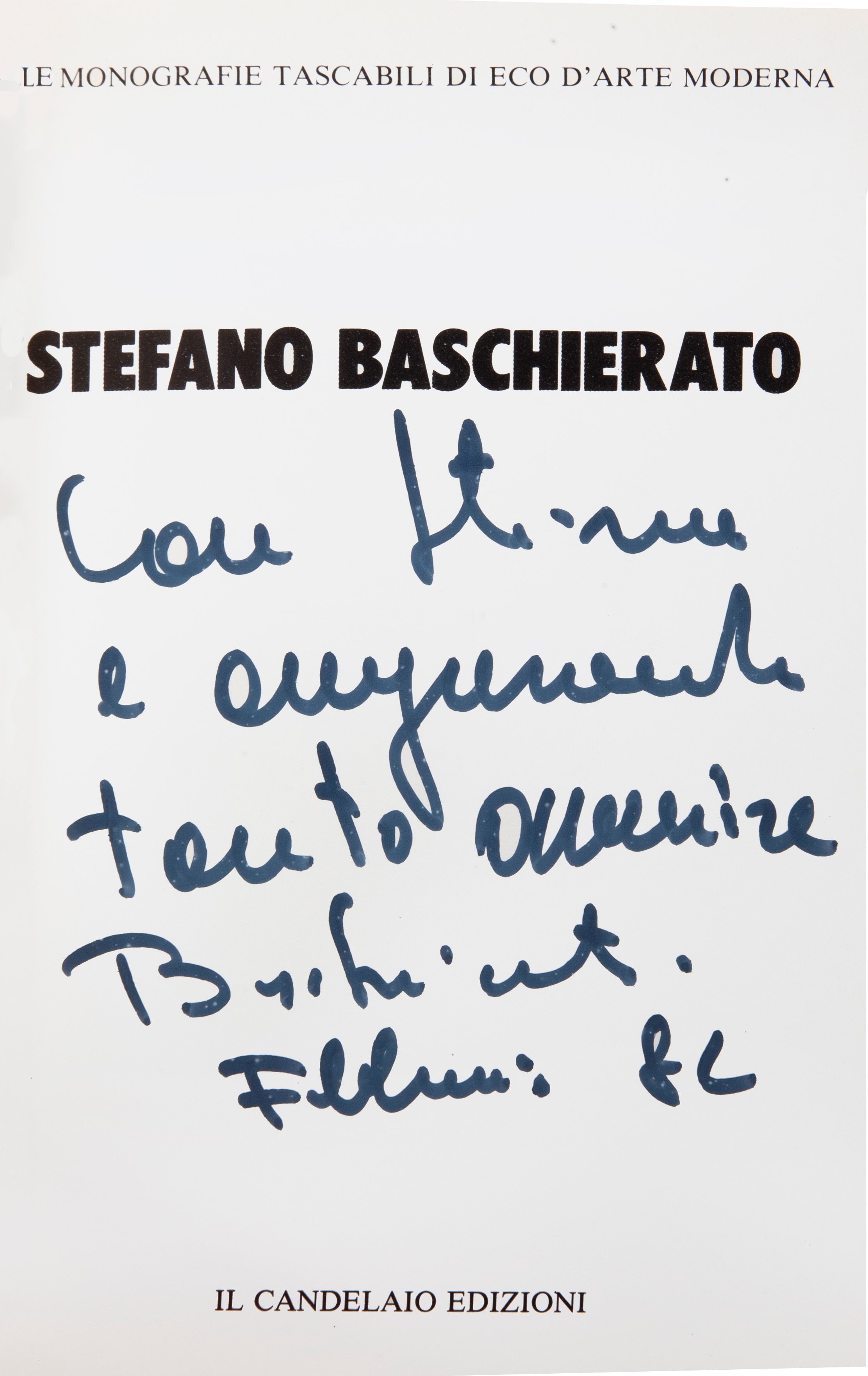 Gigi Peretti, Giorgio Segato. Stefano Baschierato. con Dedica Autografa Dell'artista