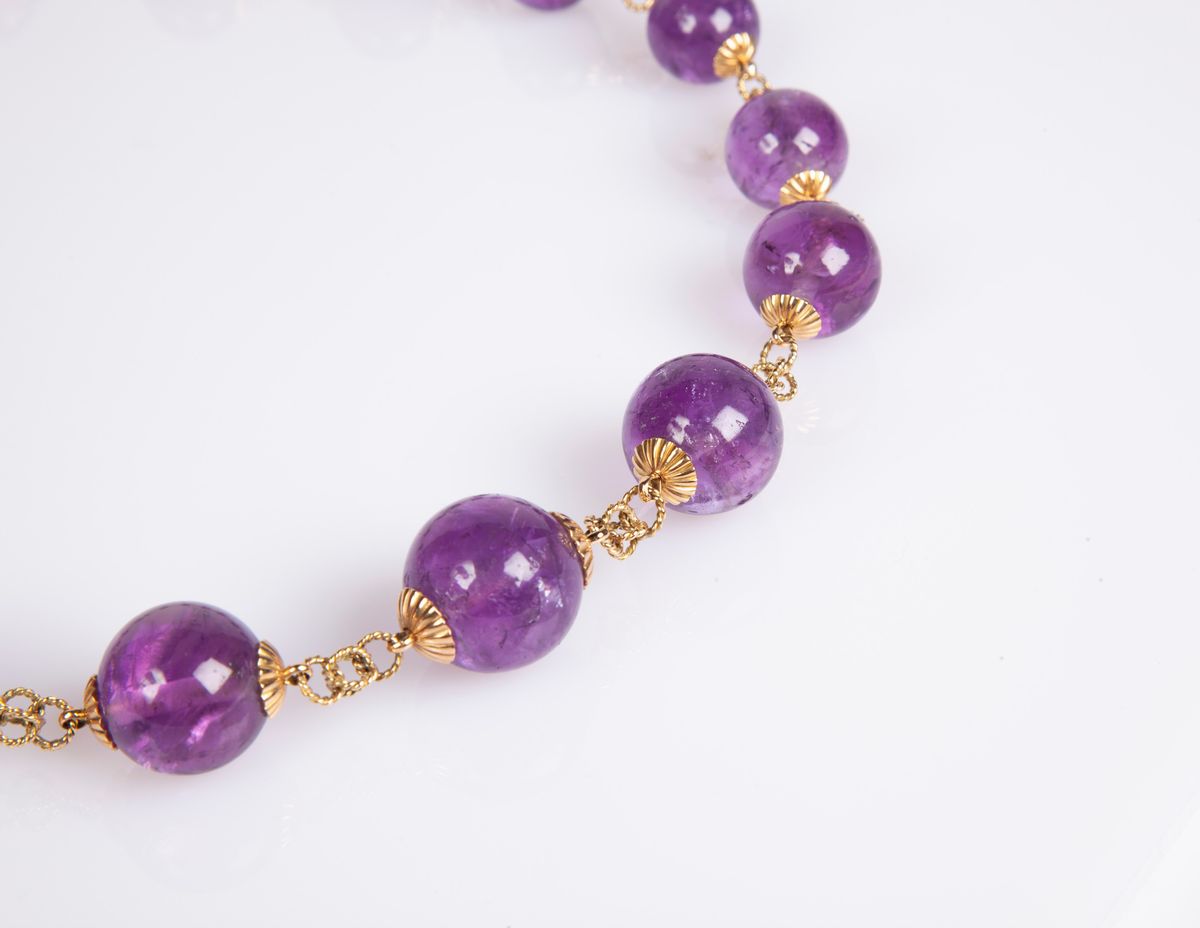 Collana in Oro e Ametiste