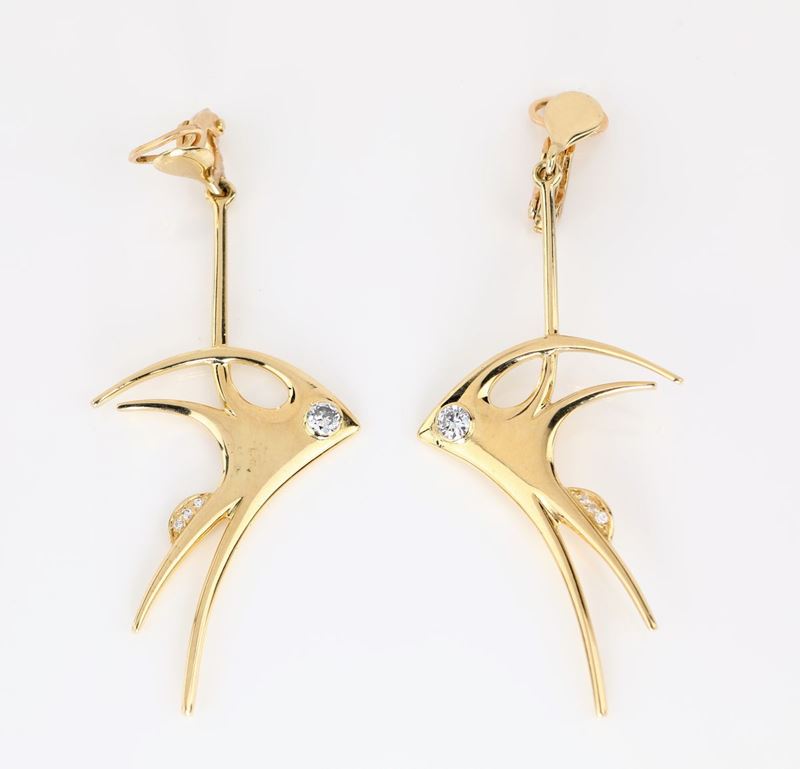 Orecchini in Oro e Brillanti
