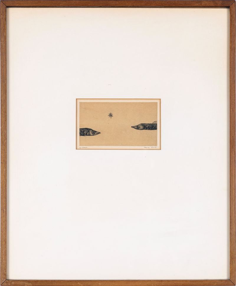 Tetsuro Komai - Fish Facing Each Other