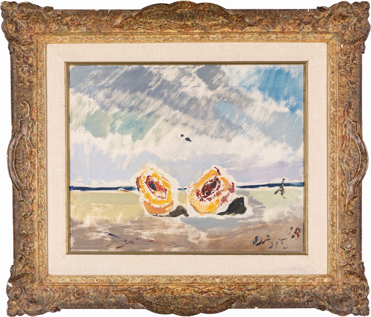 Filippo De Pisis - Pesca sulla Spiaggia