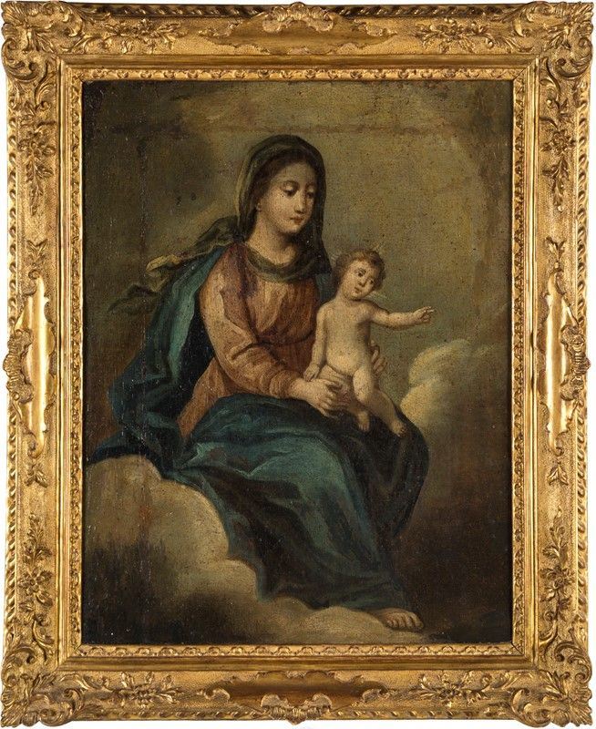 Scuola Italiana del XIX Secolo - Madonna con Bambino